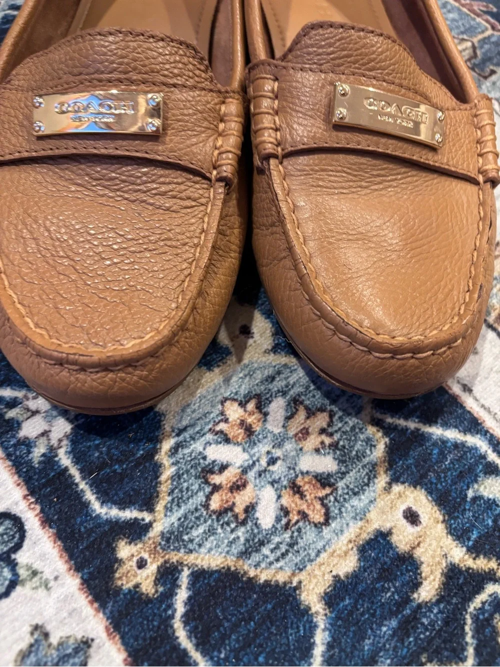 Coach pebbled leather